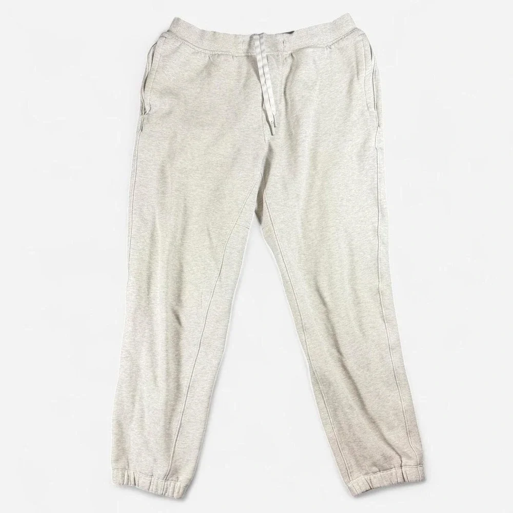 Lululemon Heather Grey City Sweat Joggers Men's Size M Stretch Active